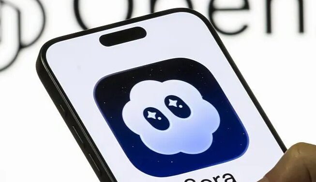 اپلیکیشن Sora در حال تولید ویدیو از متن با هوش مصنوعی در موبایل