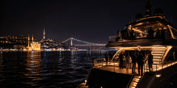 Boat Party و برنامه شبانه استانبول روی بسفر